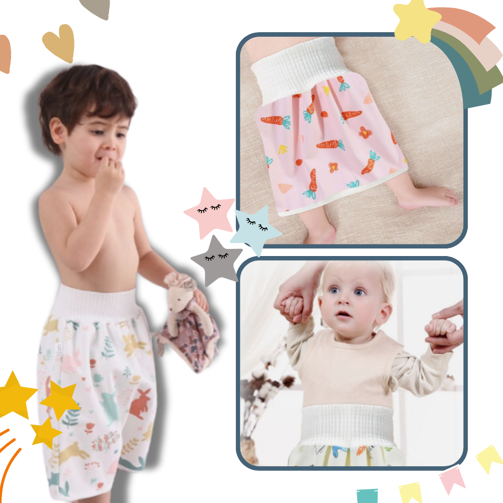 Fralda de tecido lavável anti-fugas Gentle&Soft da Qmyliery, ideal para troca de bebê, com proteção contra vazamentos e confortável.
