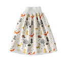 Fralda de pano lavável anti-fugas Gentle&Soft da Qmyliery com estampa de raposa para troca de bebê