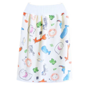 Fralda de pano lavável Gentle&Soft da Qmyliery, com estampa de girafa, anti-derrame, ideal para troca de bebê.