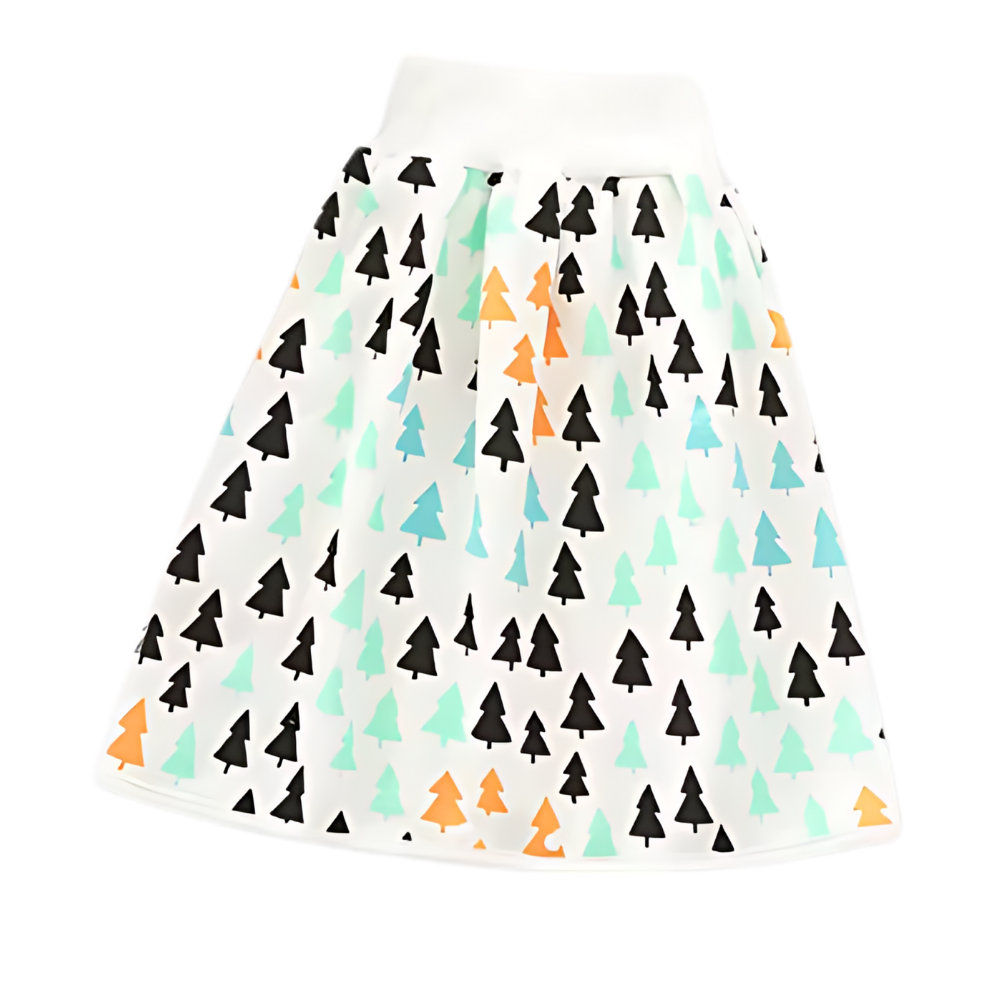 Fralda de pano lavável Gentle&Soft Qmyliery com proteção contra vazamentos, cor verde floresta, para troca de bebê