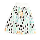 Fralda de pano lavável Gentle&Soft Qmyliery com proteção contra vazamentos, cor verde floresta, para troca de bebê