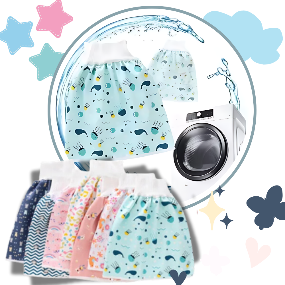 Fraldas de pano laváveis anti-fugas Gentle&Soft para troca de bebê, com design macio e proteção contra vazamentos.