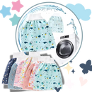 Fraldas de pano laváveis anti-fugas Gentle&Soft para troca de bebê, com design macio e proteção contra vazamentos.