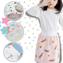 Fralda de pano lavável anti-fugas Gentle&Soft da Qmyliery para trocas de bebê, com design confortável e proteção contra vazamentos