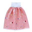 Fralda de pano lavável anti-fugas Gentle&Soft da Qmyliery, ideal para troca de bebê, com design laranja e proteção contra vazamentos