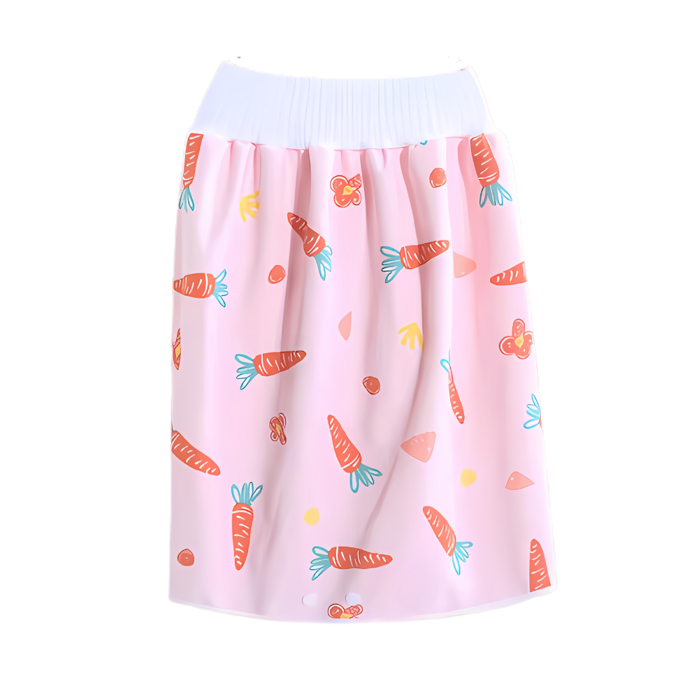 Fralda lavável anti-fugas Gentle&Soft da Qmyliery para troca de bebê, cor rosa, com design macio e resistente a vazamentos.
