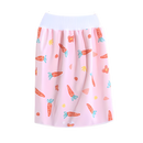Fralda lavável anti-fugas Gentle&Soft da Qmyliery para troca de bebê, cor rosa, com design macio e resistente a vazamentos.