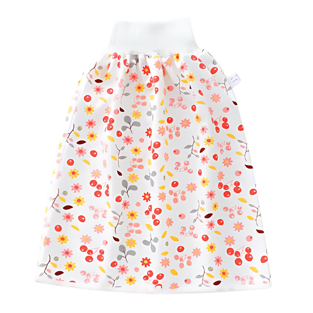 Fralda de pano lavável anti-fugas Gentle&Soft da Qmyliery, cor rosa, ideal para troca de bebê, com proteção contra vazamentos.