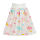 Fralda de pano lavável anti-fugas Gentle&Soft para troca de bebê, cor rosa com proteção contra vazamentos, marca Qmyliery