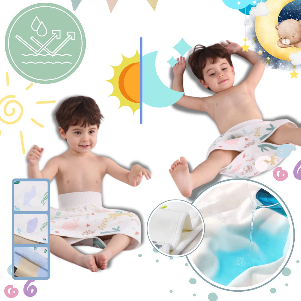 Fralda de pano lavável Gentle&Soft da Qmyliery com proteção contra vazamentos para troca de bebê, em tecido macio e resistente