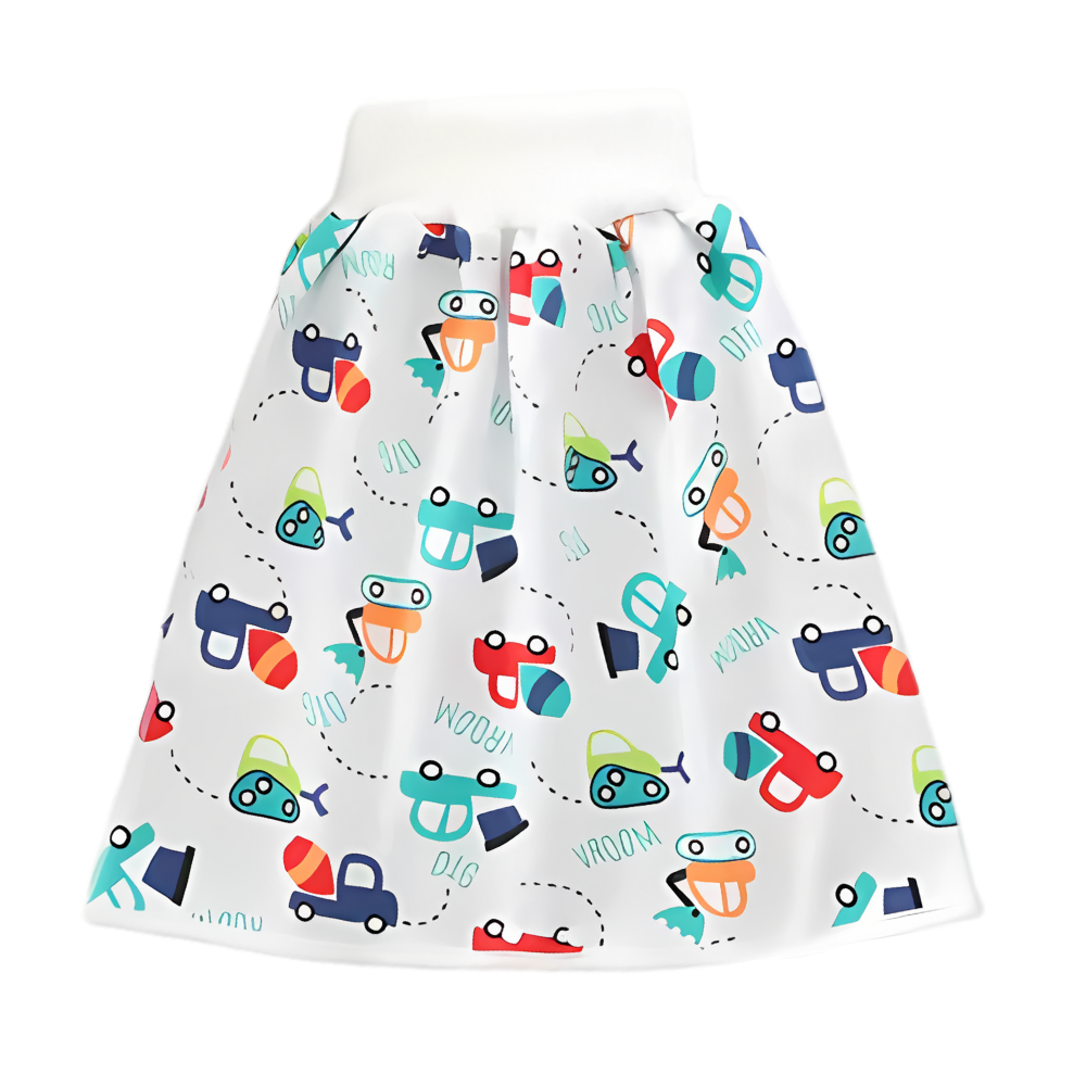Fralda de pano lavável Gentle&Soft anti-fugas da Qmyliery, ideal para troca de bebê, com design vermelho e proteção contra vazamentos