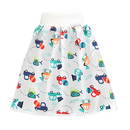 Fralda de pano lavável Gentle&Soft anti-fugas da Qmyliery, ideal para troca de bebê, com design vermelho e proteção contra vazamentos