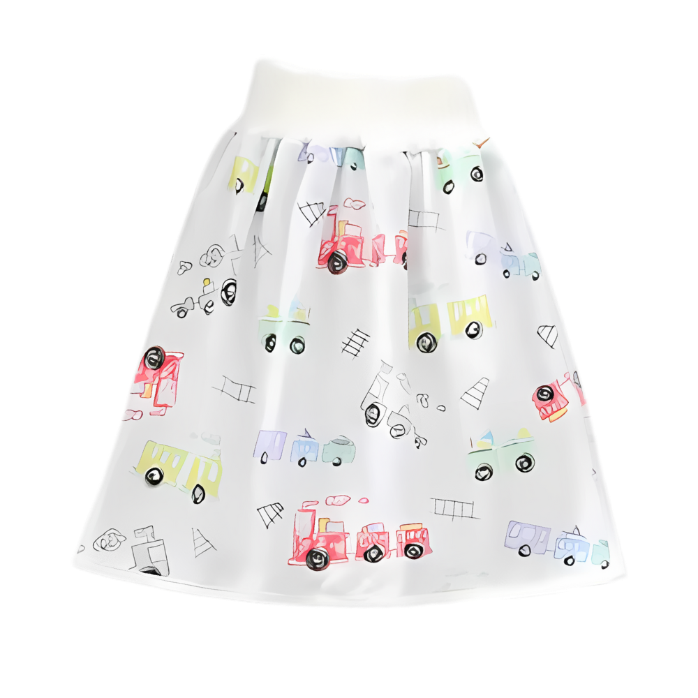 Fralda de pano lavável e anti-fugas Gentle&Soft Qmyliery para troca de bebê, com design vermelho e proteção contra vazamentos