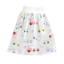 Fralda de pano lavável e anti-fugas Gentle&Soft Qmyliery para troca de bebê, com design vermelho e proteção contra vazamentos
