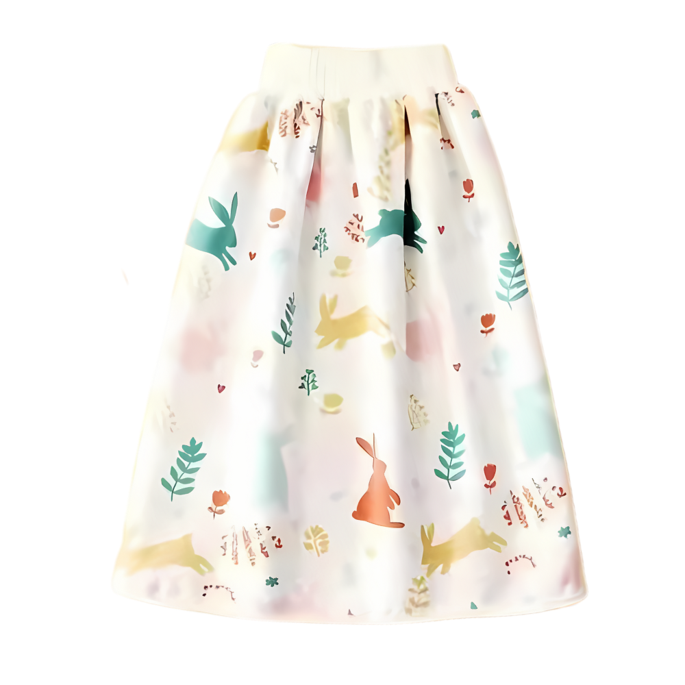 Fralda de bebê lavável anti-fugas Gentle&Soft da Qmyliery, com design macio e proteção contra vazamentos, em fundo branco.