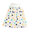 Fralda de pano lavável Gentle&Soft da Qmyliery, anti-fugas, para troca de bebê, com design colorido e confortável.