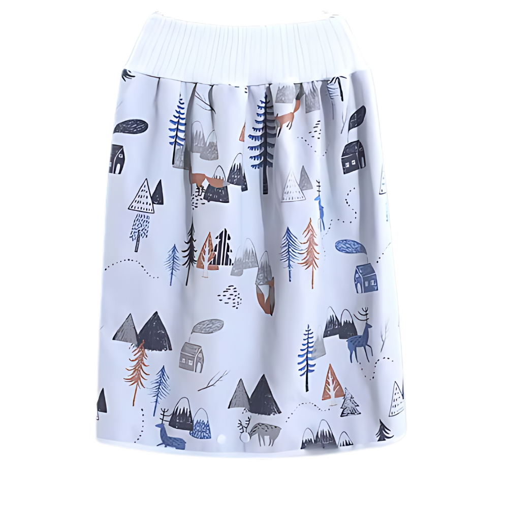 Fralda de pano lavável anti-fugas Gentle&Soft da Qmyliery para troca de bebê, com proteção contra vazamentos no inverno.