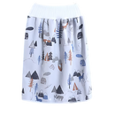Fralda de pano lavável anti-fugas Gentle&Soft da Qmyliery para troca de bebê, com proteção contra vazamentos no inverno.