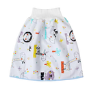 Fralda de pano lavável anti-fugas Gentle&Soft da Qmyliery com estampa de zebra, ideal para troca de bebê, resistente e confortável