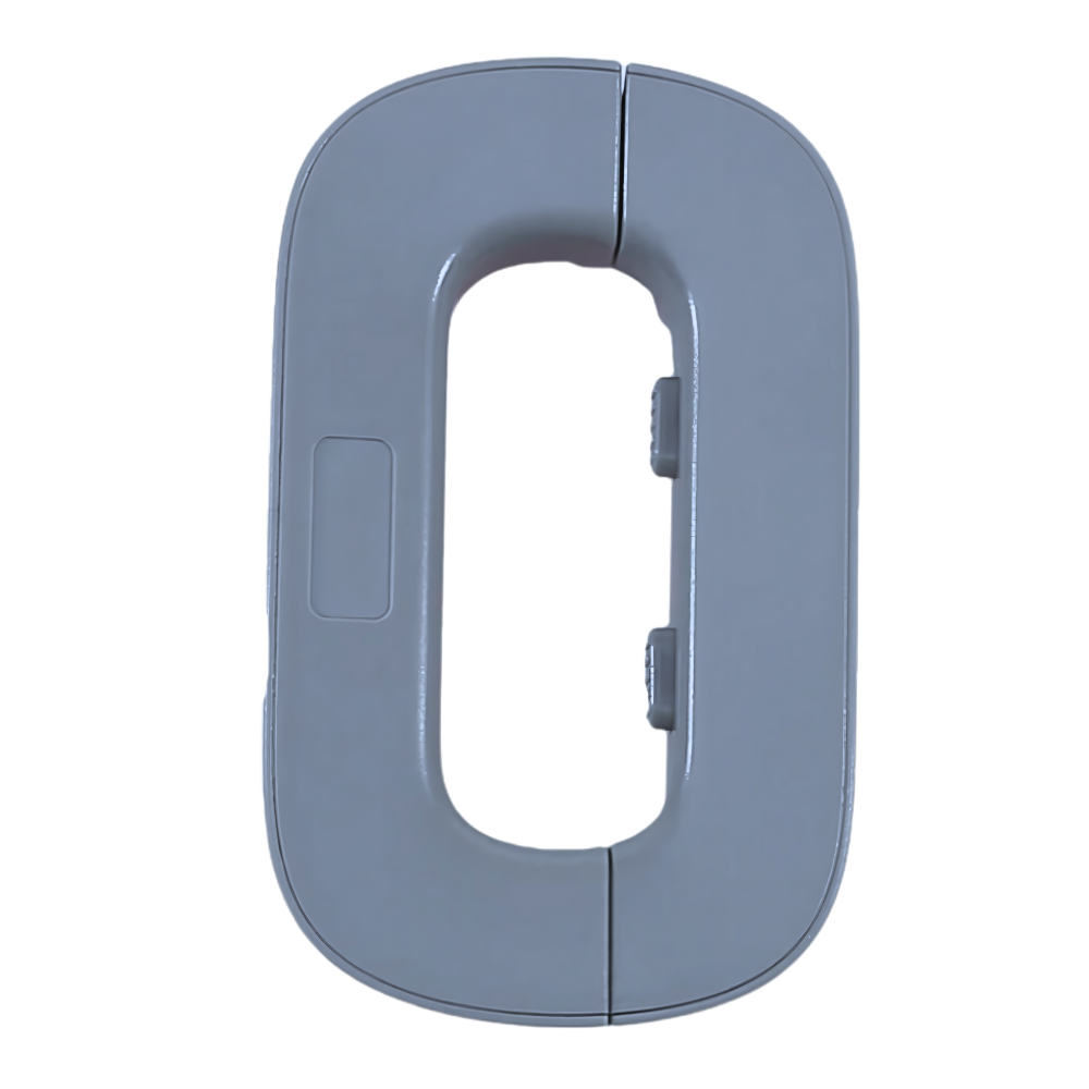 Verrou de sécurité gris pour porte de réfrigérateur, accessoire George pour enfant, petit électroménager.