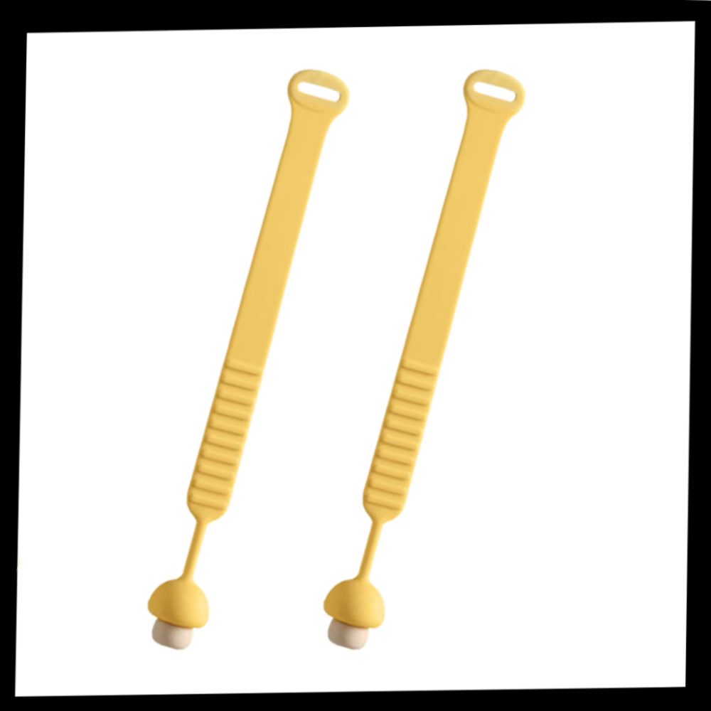 Conjunto de 2 elevadores de assento de vaso sanitário em silicone amarelo, peças de reposição para instalação de banheiro.