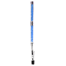 Pulseira Accroche Pedaxi com acabamento azul, modelo glam grip, mostrando detalhes do fecho e design elegante.