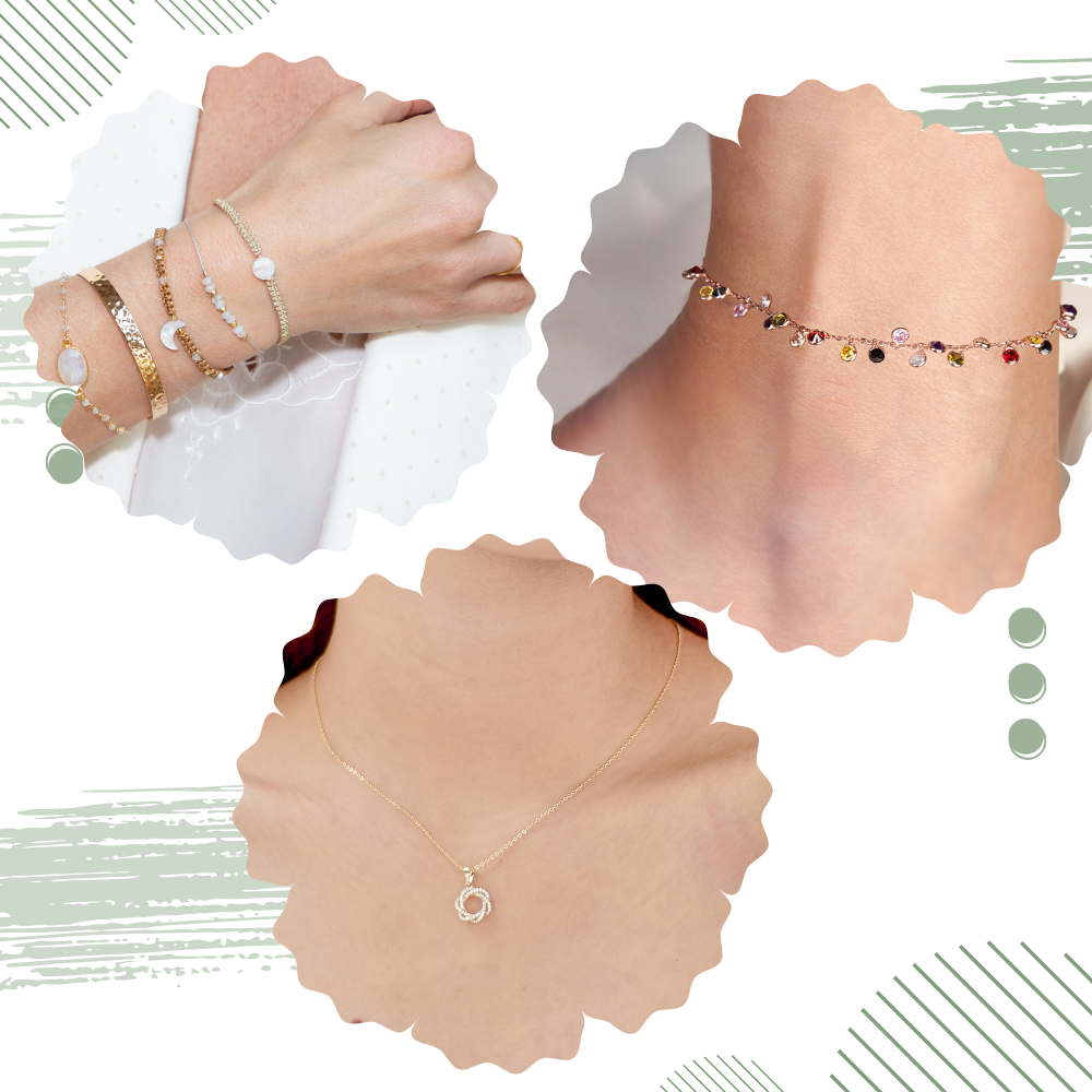 Pulseira Accroche Pedaxi, acessório glamouroso para prender e organizar pulseiras com estilo e praticidade.