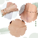 Pulseira Accroche Pedaxi, acessório glamouroso para prender e organizar pulseiras com estilo e praticidade.
