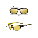 Óculos de sol polarizados Carevas com armação leve e design flutuante, ideal para proteção contra brilho e raios solares.