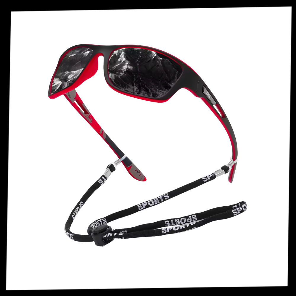 Óculos de sol polarizados flutuantes Carevas com armação leve e lentes que reduzem o brilho, ideal para atividades ao ar livre.