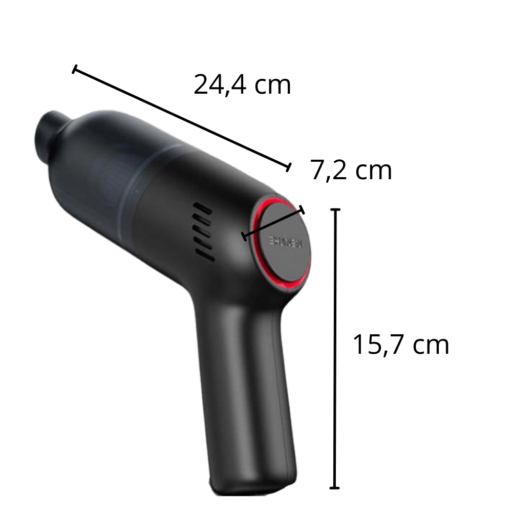 Aspirador de mão sem fio da Gliving, compacto e portátil, ideal para limpeza rápida em diferentes superfícies.