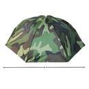 Chapéu parapluie ajustável para uso ao ar livre, com proteção contra chuva, cor verde militar, marca Global Bargains.