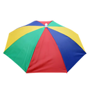 Chapéu-parapluie ajustável para uso ao ar livre, modelo verde militar da marca Global Bargains, com proteção contra chuva.