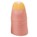 Dedo luminoso amarelo para truques de mágica, brinquedo de imitação da marca Newpee, com efeito de brilho para diversão.