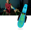 Brinquedo de arma lance-toile de aranha luminosa da Maxpower, com teia brilhante e iluminação que destaca detalhes do brinquedo.