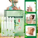 Gotas de Moringa da Glp-1 Drops, suplemento alimentar para fitness e nutrição, frasco com gotas de cor verde.