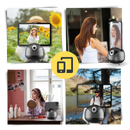 Rotule inteligente Golden Blue com seguimento automático de 360° para câmeras e equipamentos fotográficos.