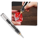 Mini máquina de gravar Goolrc para hobbies criativos, mostrando detalhes da ferramenta compacta e funcional.