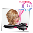 Máquina elétrica de penteado para trançar cabelos da marca Goolrc, com design compacto para cuidados capilares.