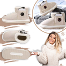 Sapatos Taluosi de algodão aquecidos com grafeno para inverno, com design confortável e tecnologia de aquecimento.