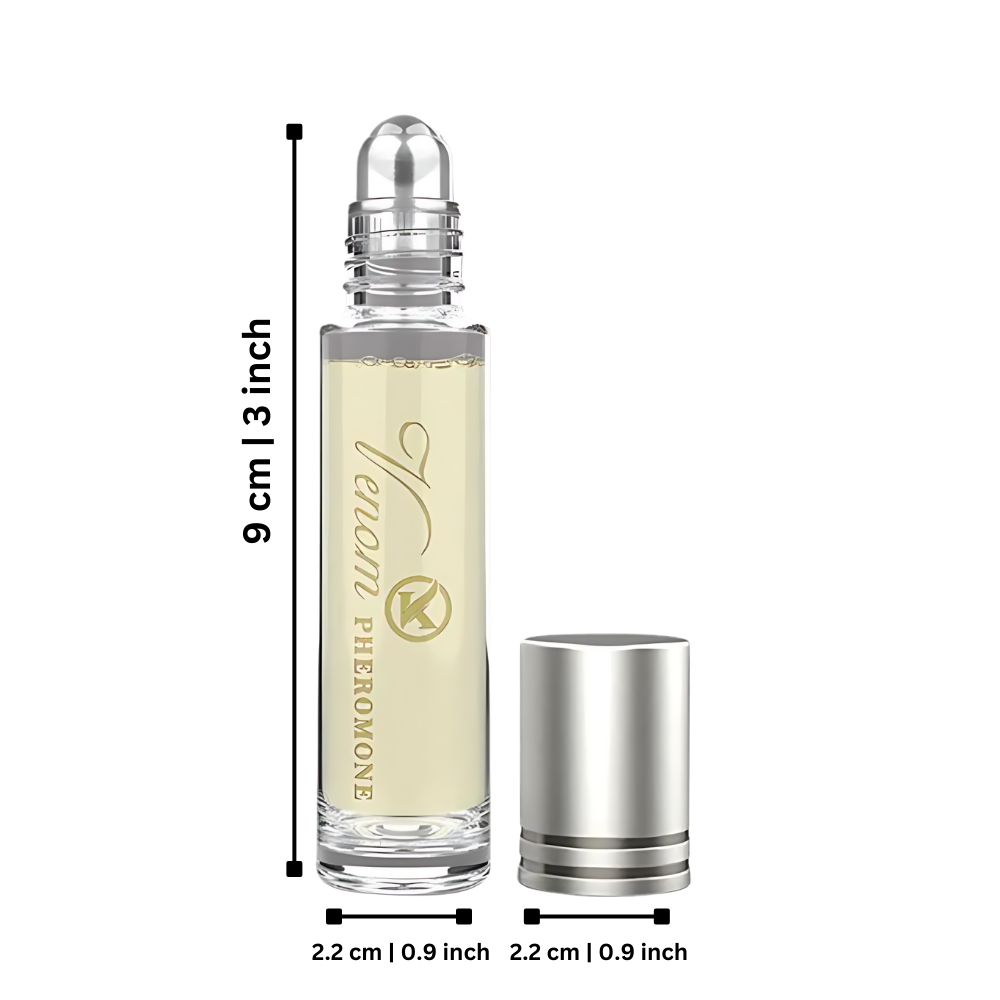 Parfum com pheromônes de longa duração da Green Cosmos, frasco elegante para cosméticos masculinos.