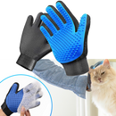 Luvas de grooming para animais de estimação, produto da Coutlet, com design de material de toilettage para pets, par de luvas.