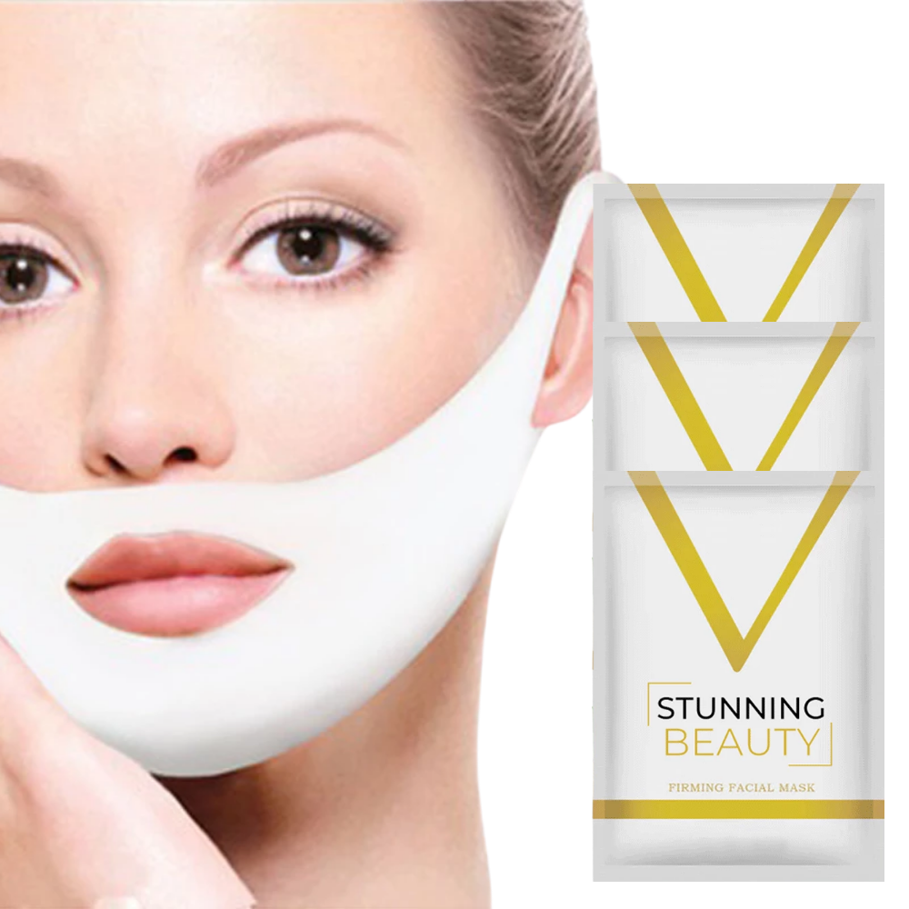 Máscara facial liftante e emagrecedora da Gukom, produto cosmético para revitalizar e modelar o rosto.