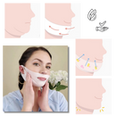 Máscara facial liftante e amincissante da Gukom, produto de cosméticos para rejuvenescimento da pele.