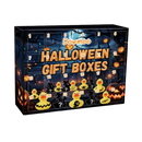 Calendário de Advento de Patinhos com tema de Halloween e Natal, decoração sazonal da marca Tagold para festas e celebrações.