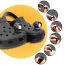 Luz à prova d'água e mãos livres da Wisdom para Crocs, acessório prático e fácil de usar em calçados.