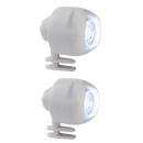 Acessórios para calçados Wisdom, luz LED à prova d'água e mãos livres para Crocs, com luz branca acesa.