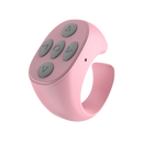 Anel de controle mãos livres RKZDSR Home Electronics em rosa, usado na mão para controle de telefonia sem fio.