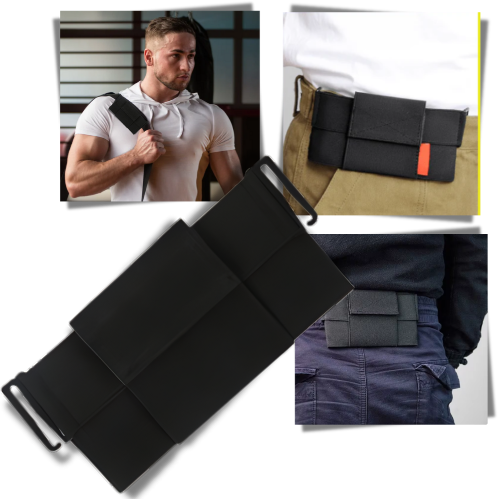 Estoque de bolsa de cintura Uto para telefone móvel, acessório prático para segurar celular com facilidade e segurança.