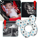 Coussin para bebê Hardlegix, acessório de assento de carro com tema de raposa, confortável e seguro para recém-nascidos e crianças pequenas